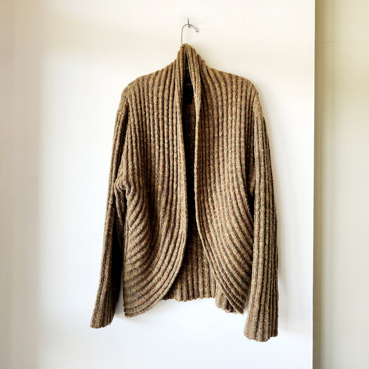 Nomadic Traders Chunky Knit Open Cocoon Cardigan - L