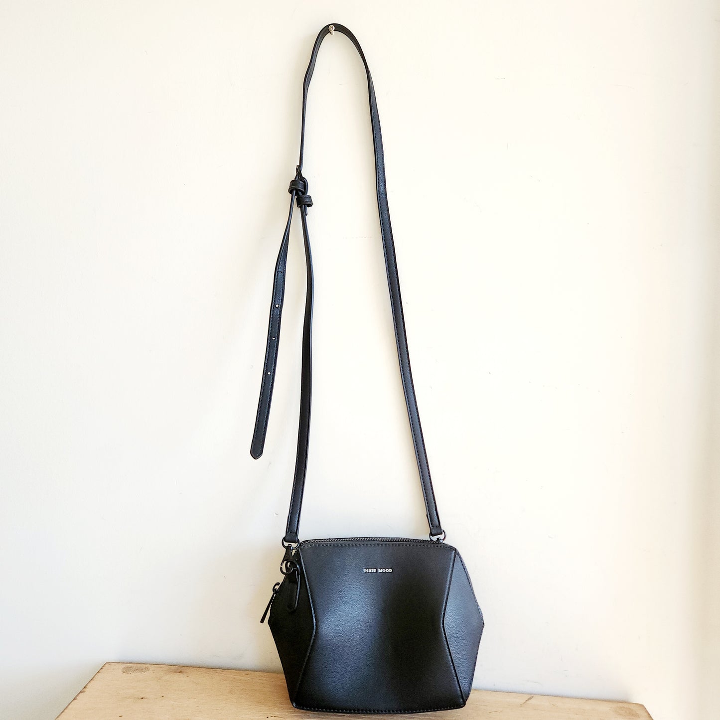 Pixie Mood Structured Faux Leather Crossbody Bag