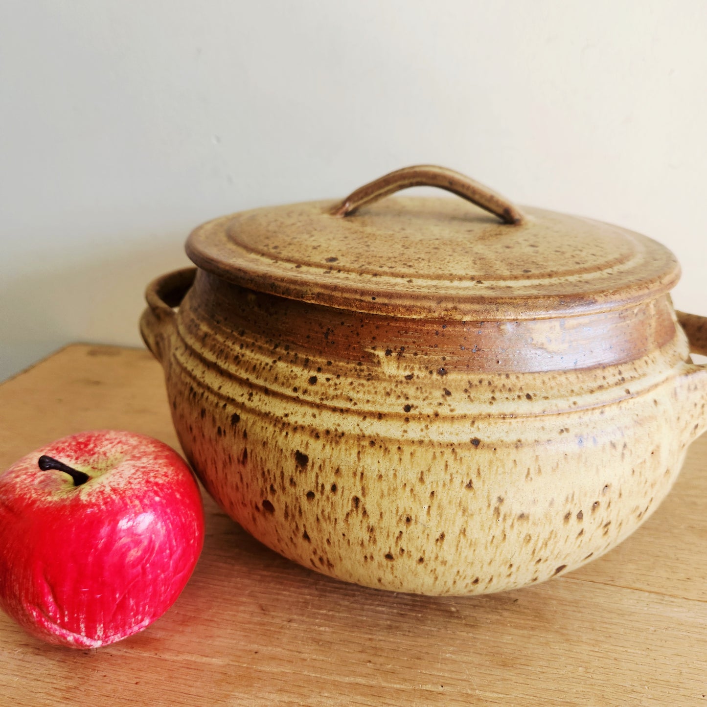 Handmade Stoneware Soup Tureen w Lid