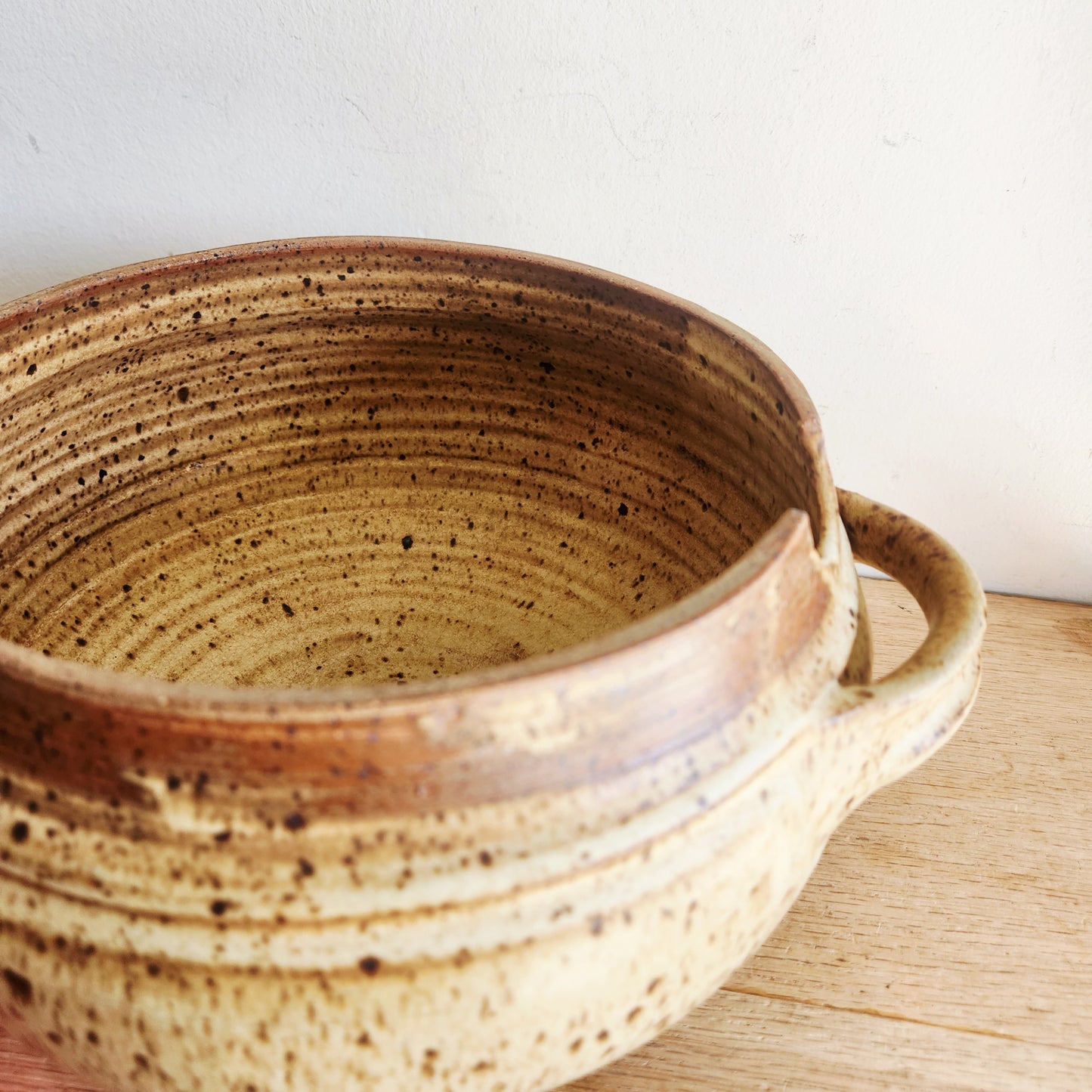 Handmade Stoneware Soup Tureen w Lid