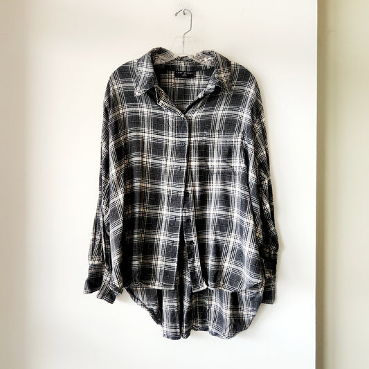 Lane Bryant Plaid Button Up Shirt - 18/20