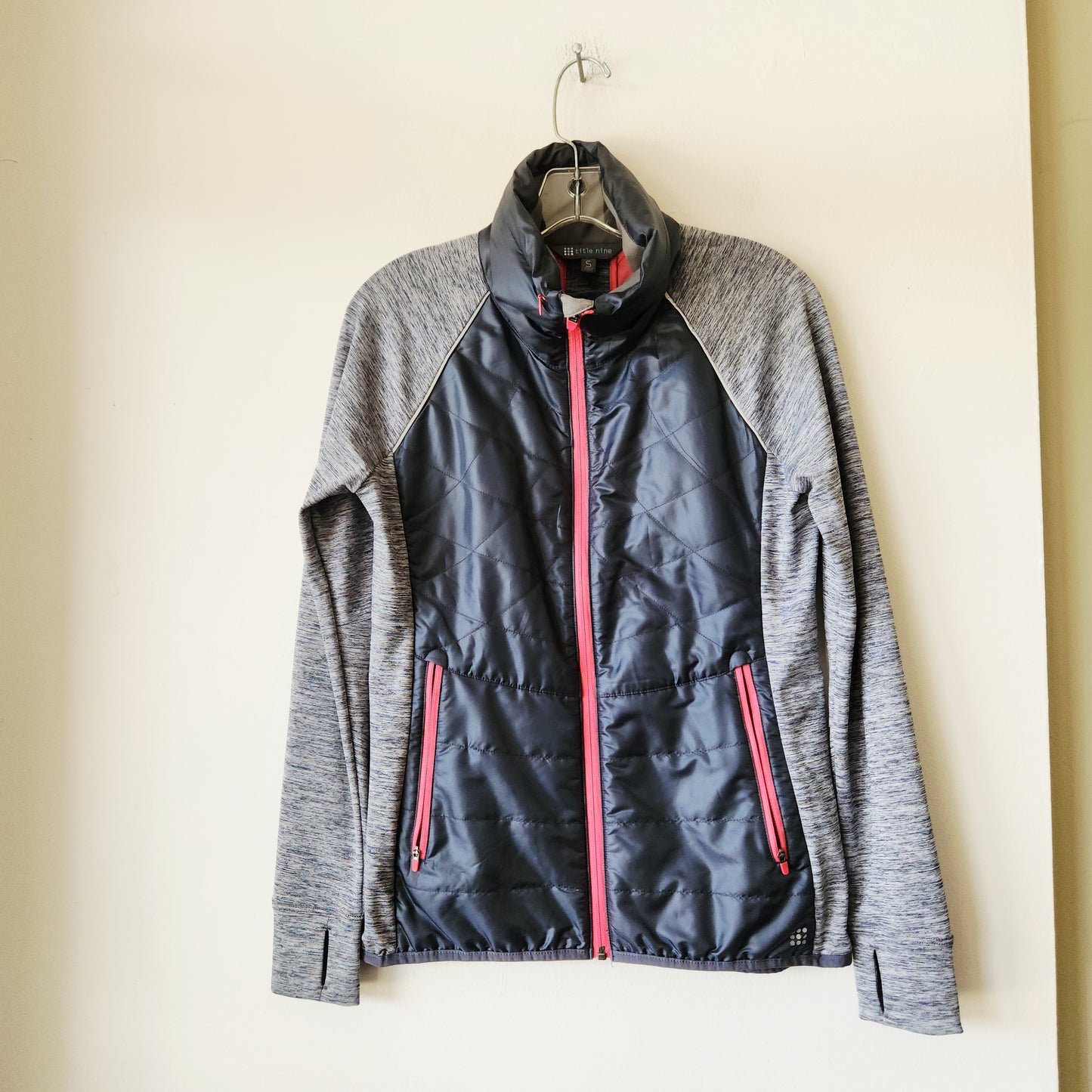 Title Nine Active Jacket with Packaway Hood - S