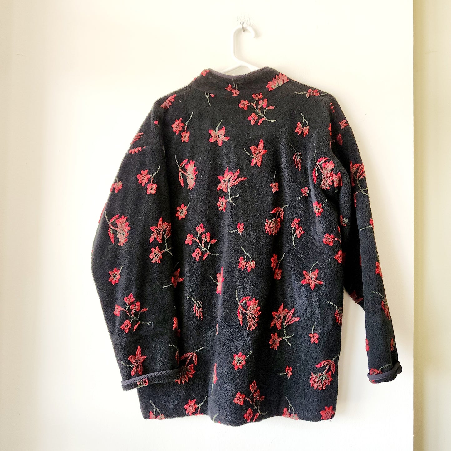 Chuck Roast Oversized Fleece Jacket with Buttons - S