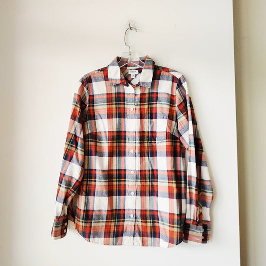 J Crew Factory 100% Cotton Plaid Shirt - S