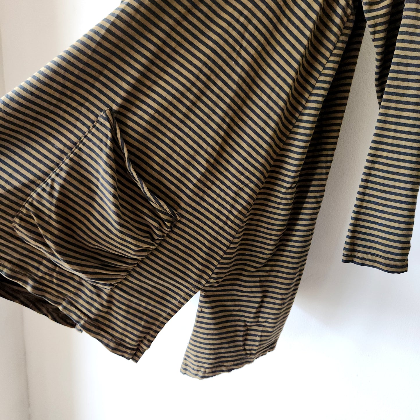 Iridium Striped Tunic with Pockets - L