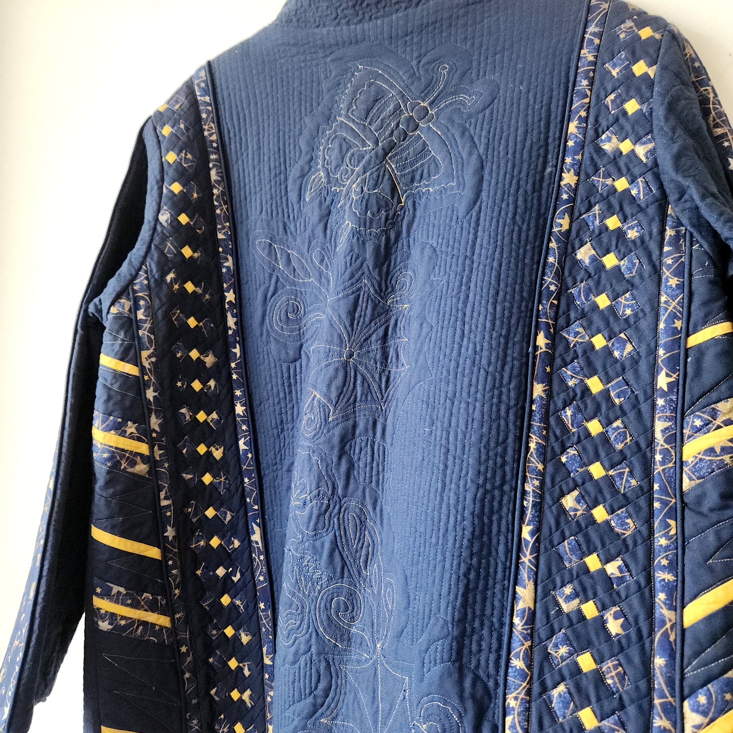 Heartwood Artisan Gateway Handmade Quilted From Calico & Old Lace Jacket - S/M - New