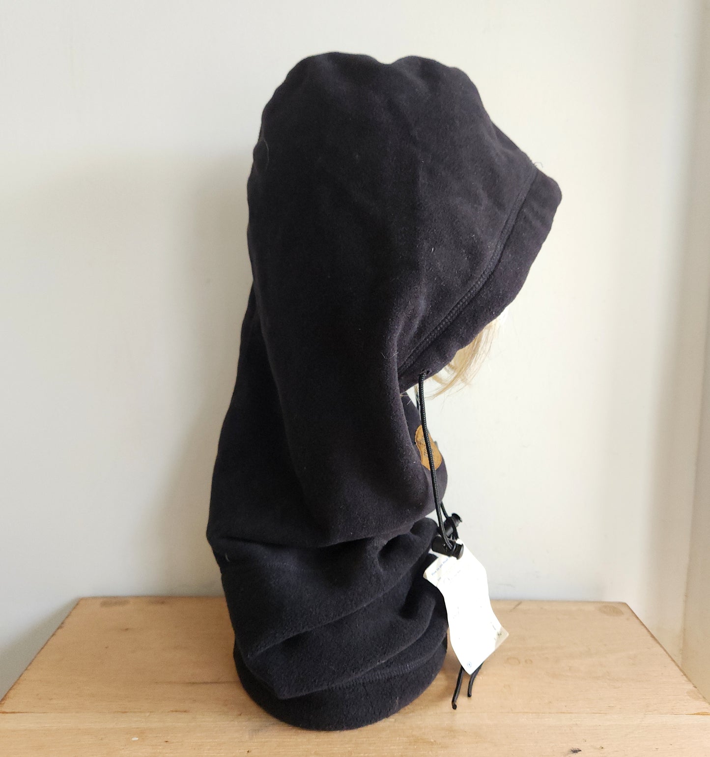 Head Sokz Black Balaclava with Drawstring - New