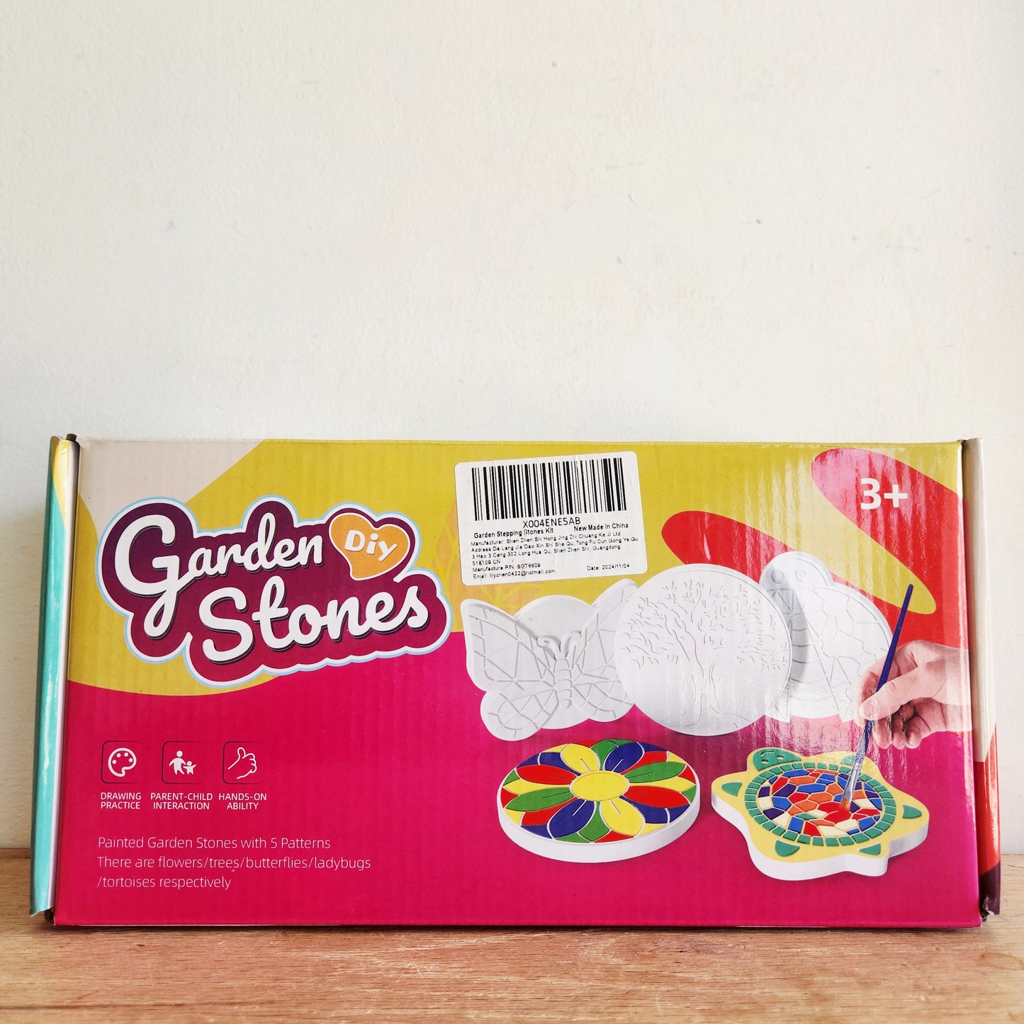 Weilim Paint Your Own Stepping Stones 5-Pack Age 3+