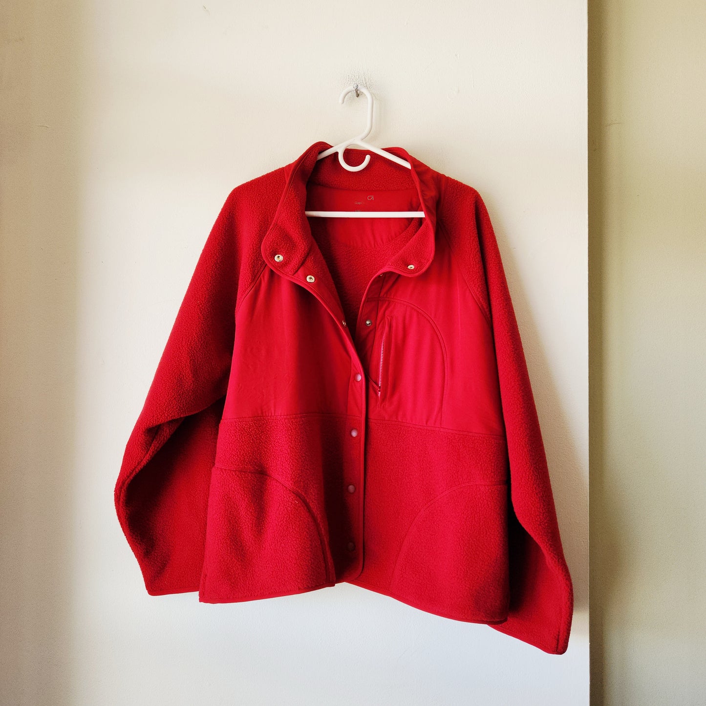 GAPFit Red Fleece Jacket - XXL - New