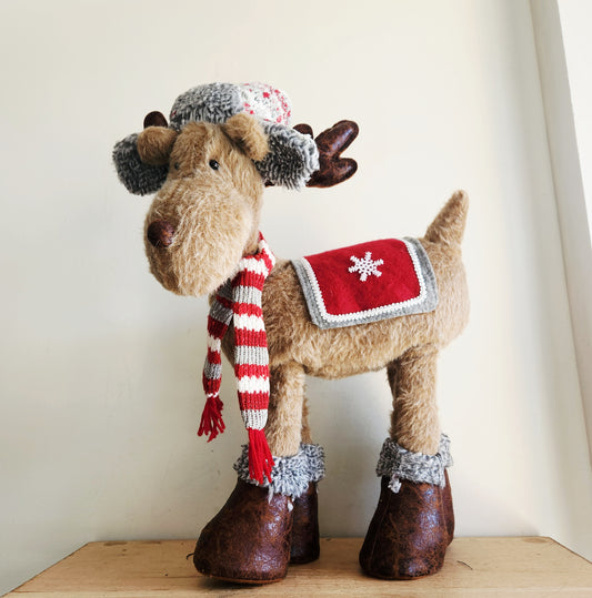21" Moose Plush Figurine