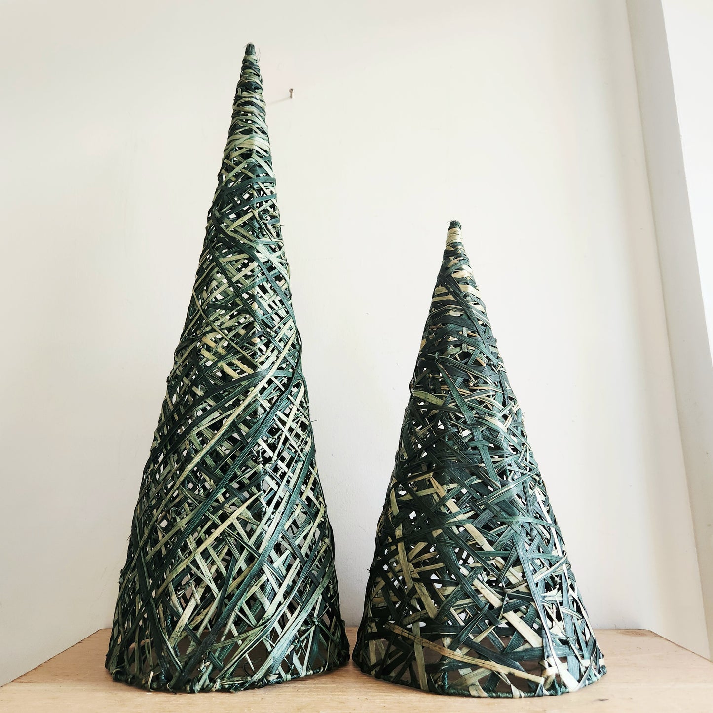 Woven Trees Set of 2(tallest 25")