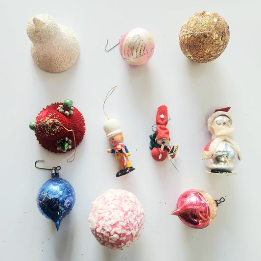 Vintage Ornaments Variety Set of 10