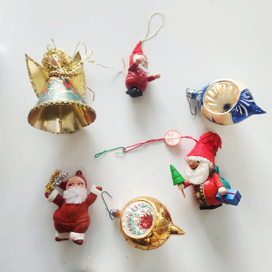 Vintage Ornaments Variety Set of 6