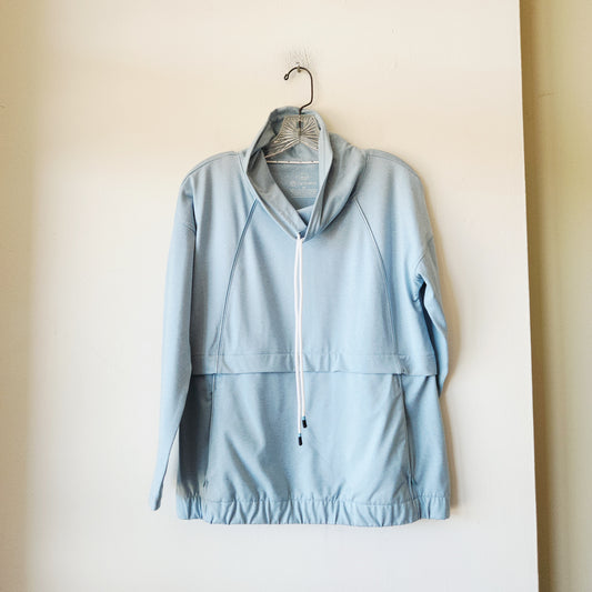 T by Talbots UPF50 Turtleneck Top with Pocket - S Petite