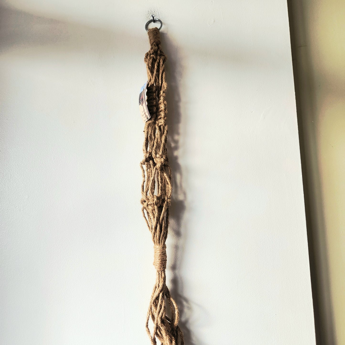 Handknotted Macrame Plant Hanger 28" Fits 8", 10" and 12" New