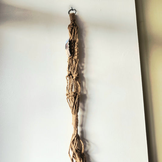 Handknotted Macrame Plant Hanger 28" Fits 8", 10" and 12" New