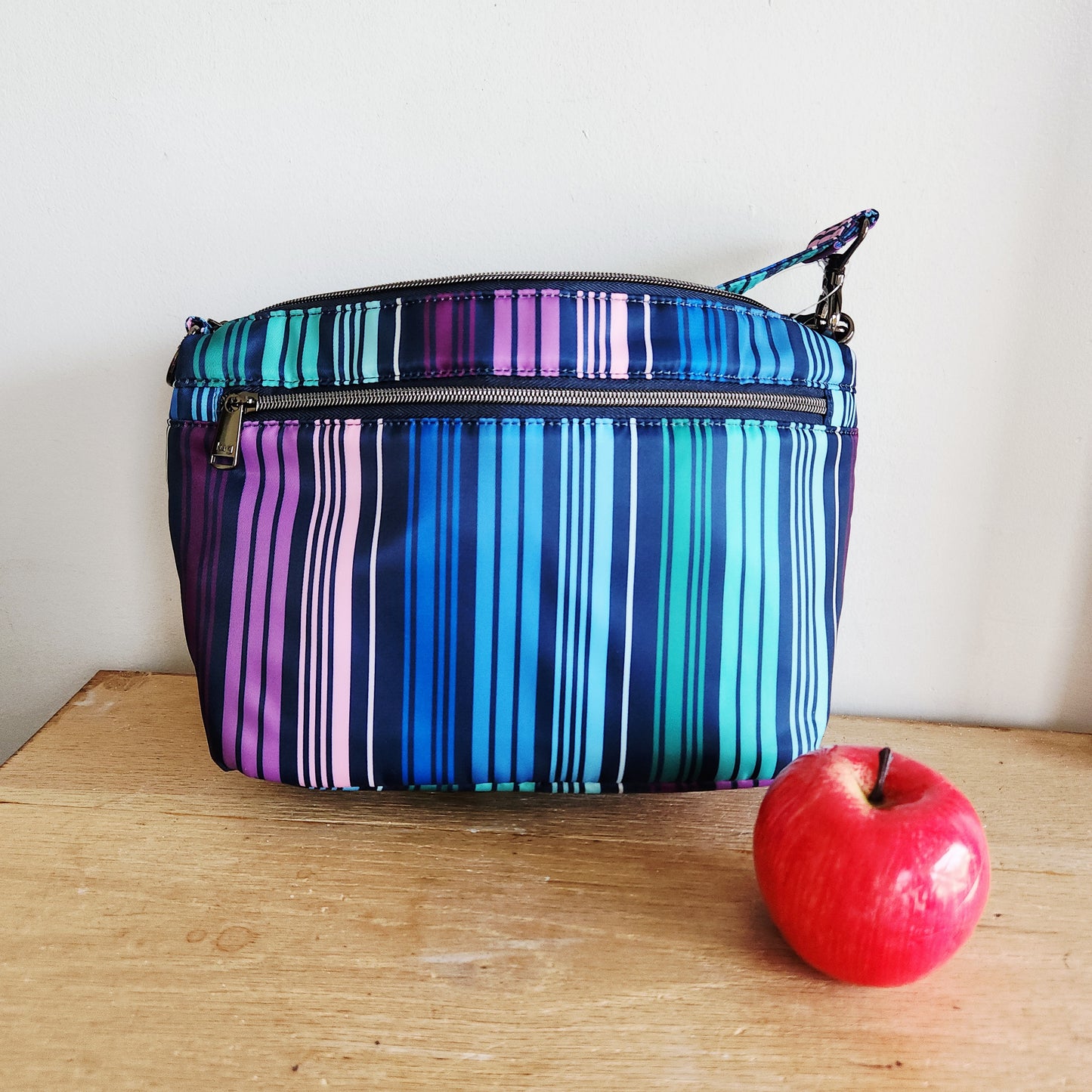 Lug Striped Purse with Strap - Like New