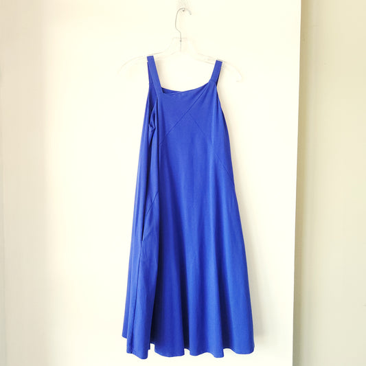 Nau Tank Dress with Asymmetrical Neckline & Pockets - S