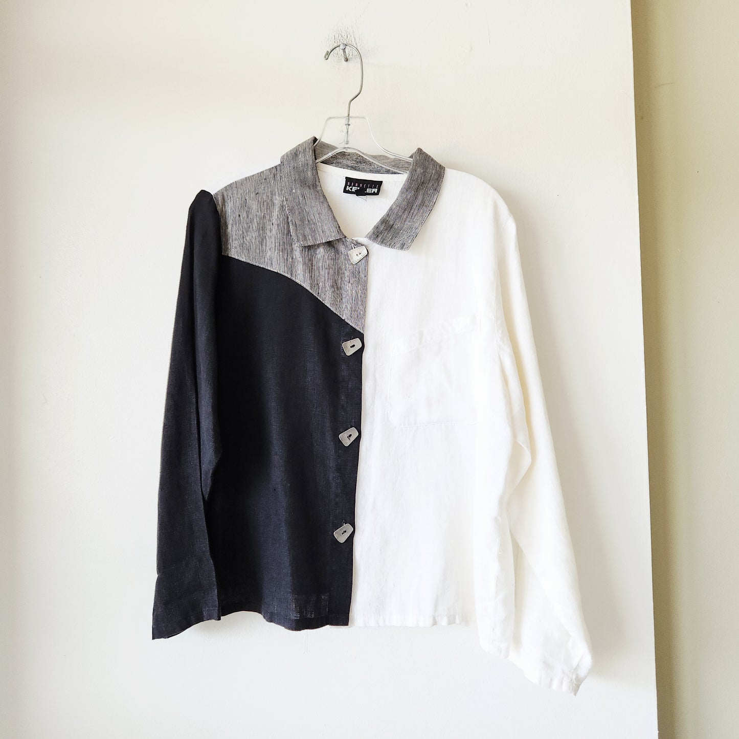 Nanette Keller Button Up Top - L