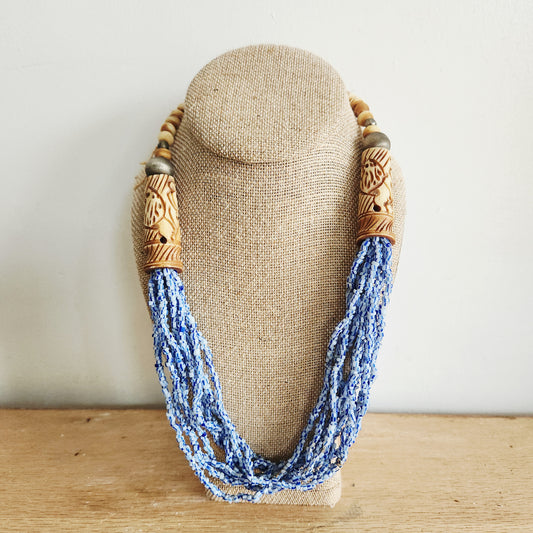 Beaded Multistrand Necklace