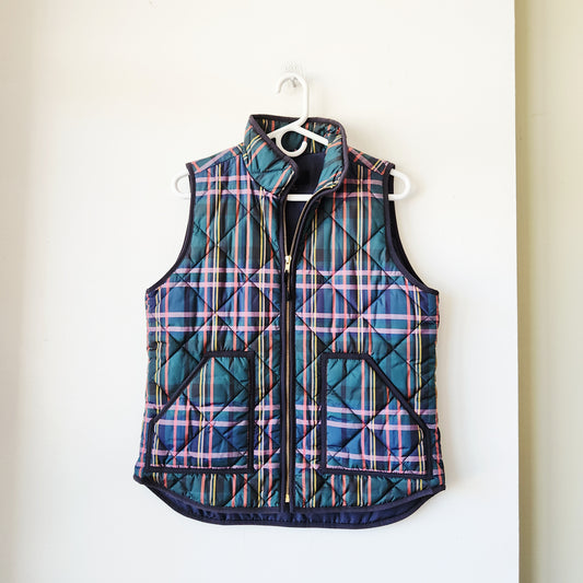 J Crew Plaid Vest - M