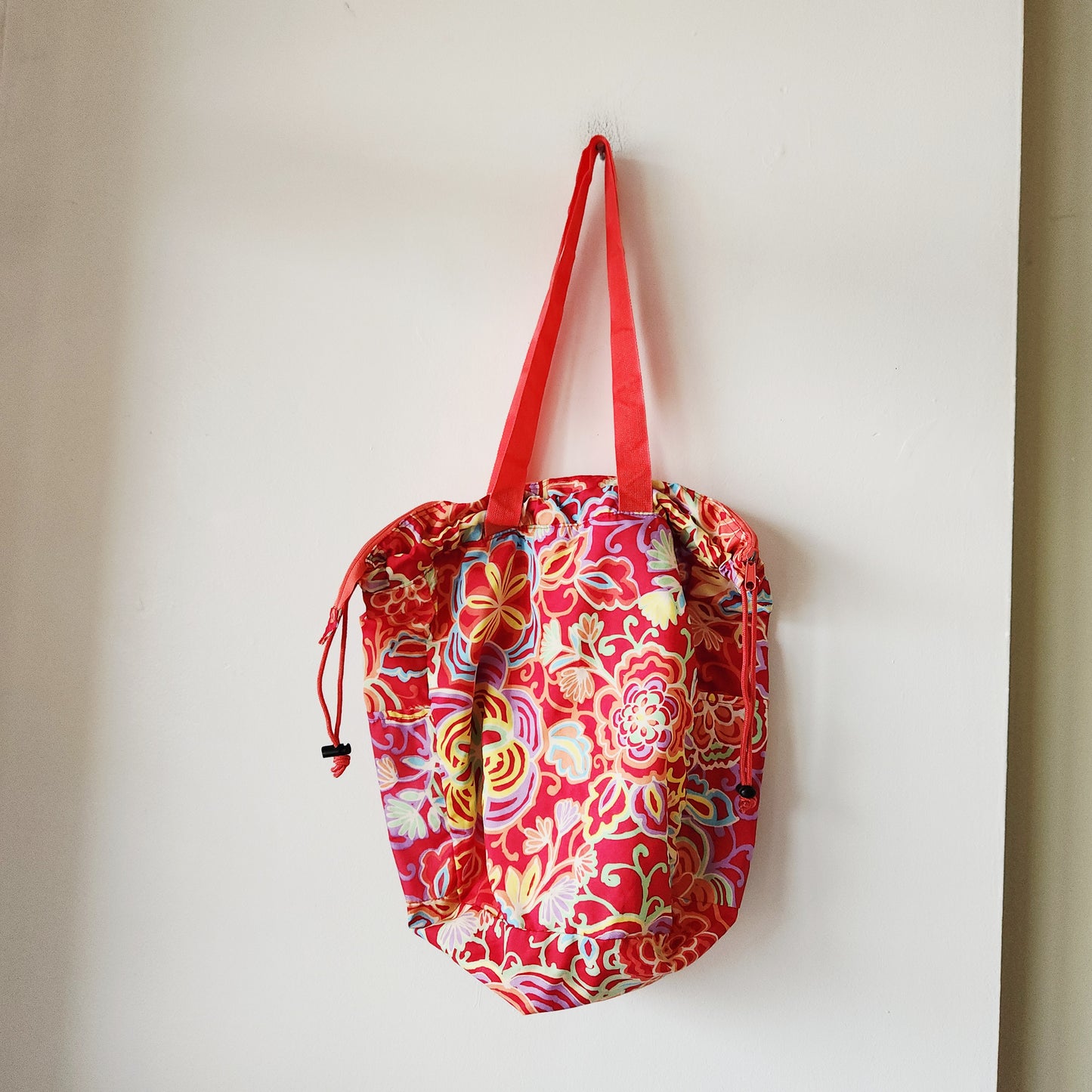 Reisenthel Packable Pattern Zip Top Tote with Drawstring