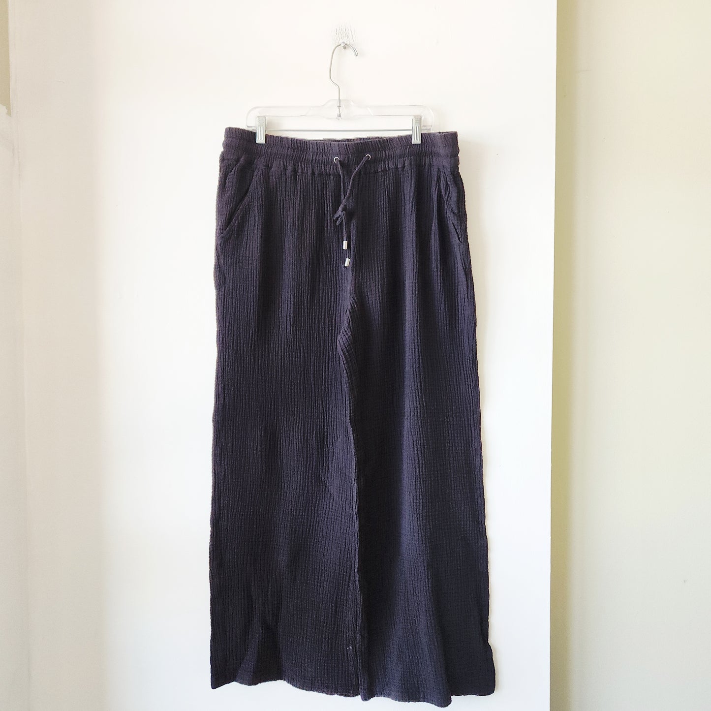 Carbon2Cobalt 100% Cotton Gauzy Drawstring Pants - XL