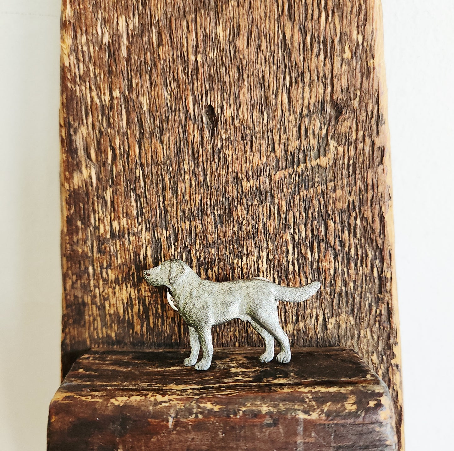 Pewter Lab Lapel Pin