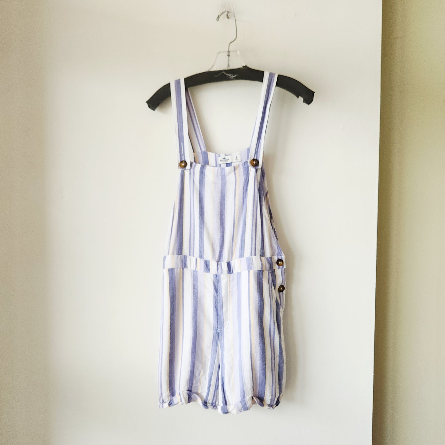 Hollister Striped Overalls - S