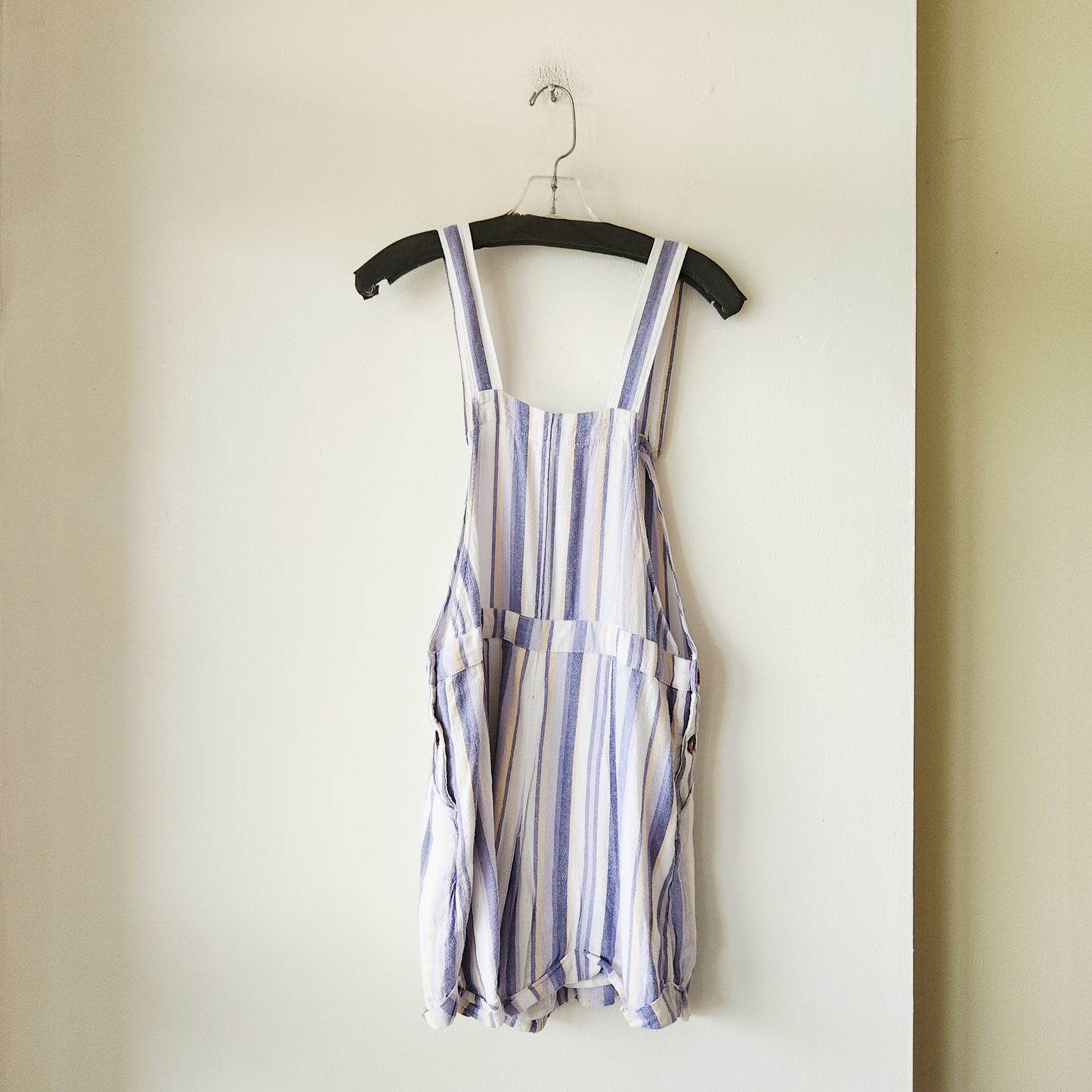 Hollister Striped Overalls - S