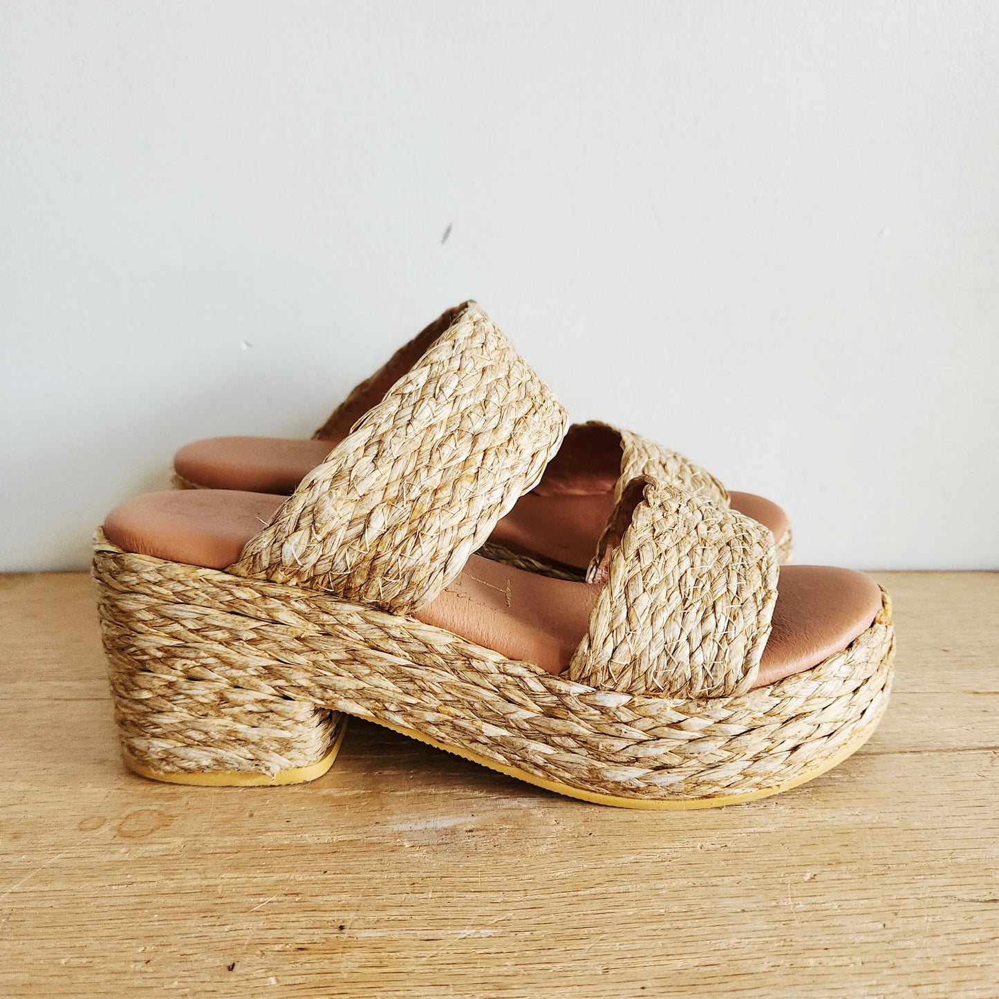 Beach by Matisse Woven Platform Sandals - 7M