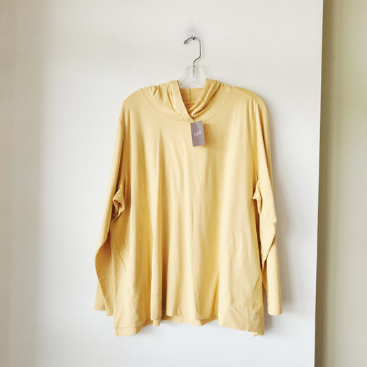 J Jill Luxe Supima Cotton Hoodie - 3X - New