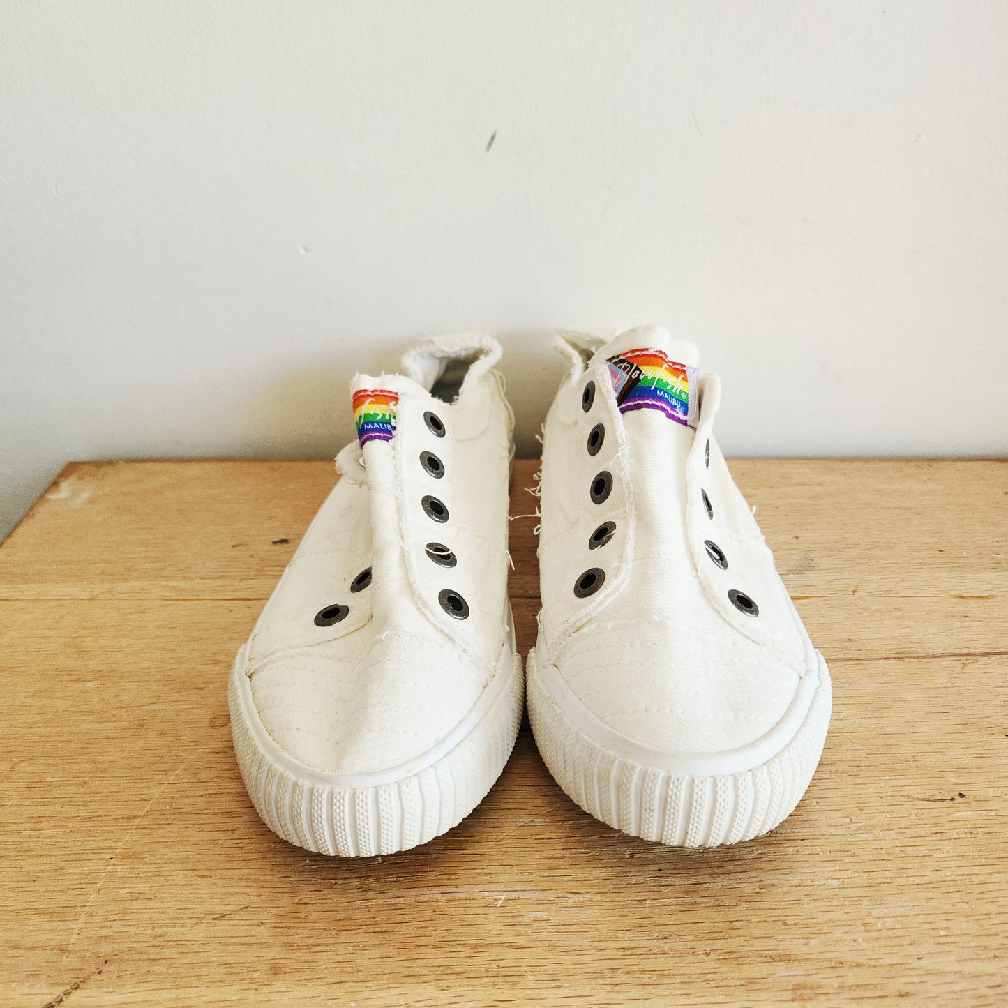 Blowfish Slip On Shoes with Pride Flags - size 9.5