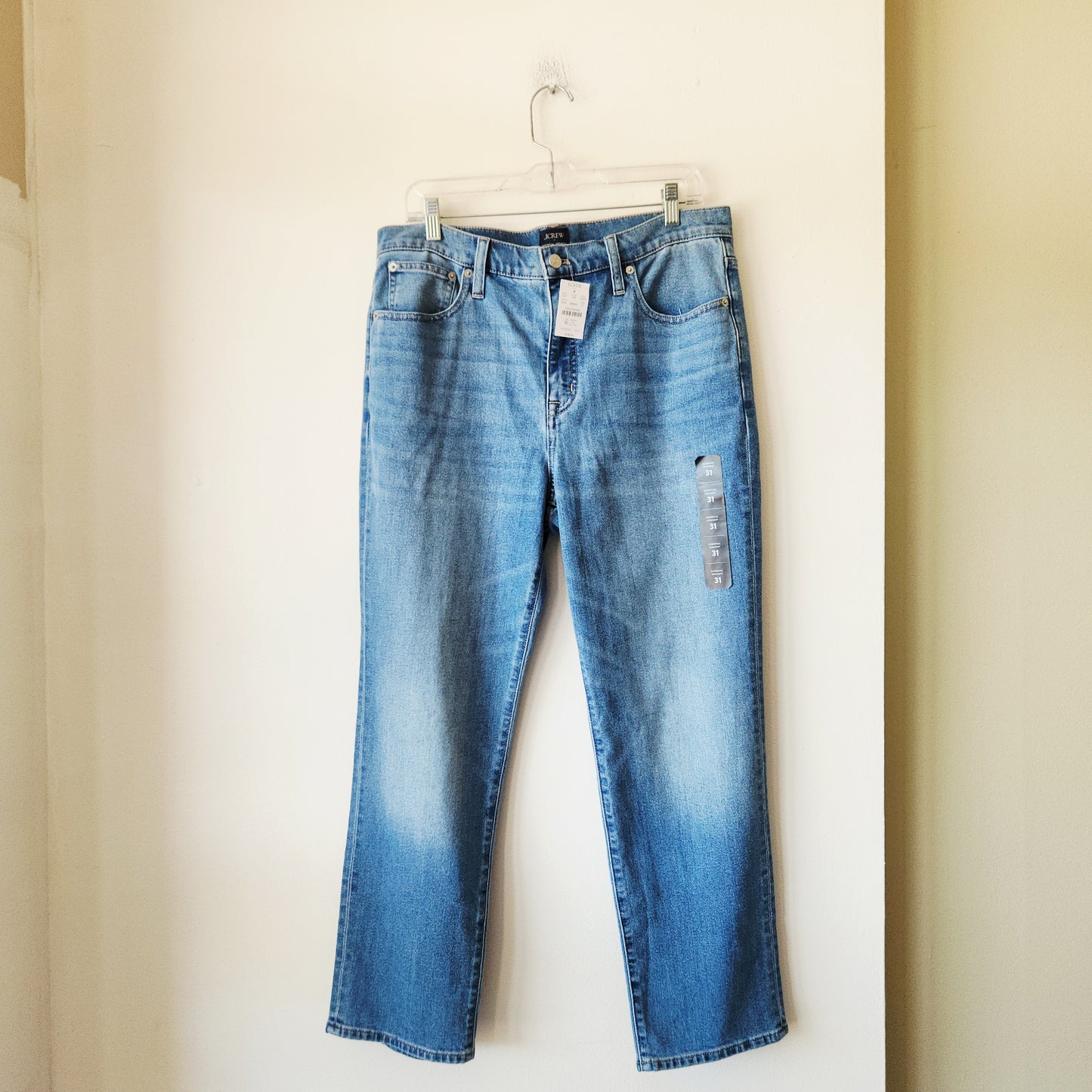 J Crew Factory The Essential Straight Leg Jeans - size 31 - New