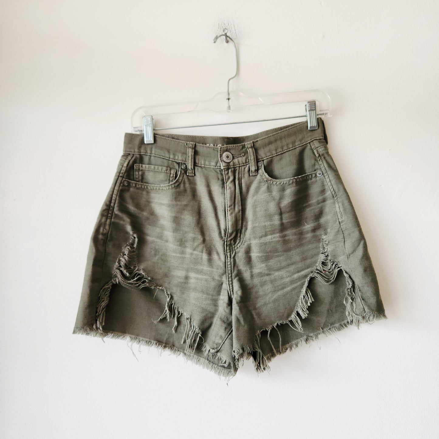 American Eagle High Rise Mom Cut Off Shorts - size 4