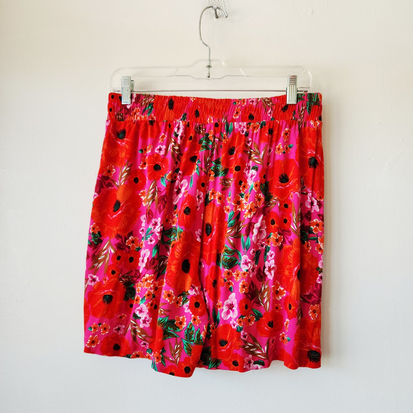 Lascana Poppy Print Sleep Shorts - size 8