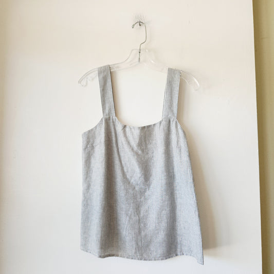 J Crew Factory Striped Linen & Cotton Tank - S - New