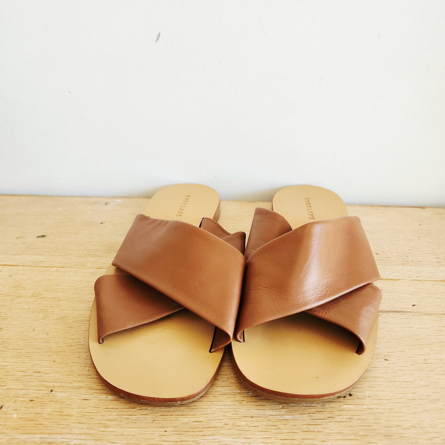 Everlane Cross Slides - size 8