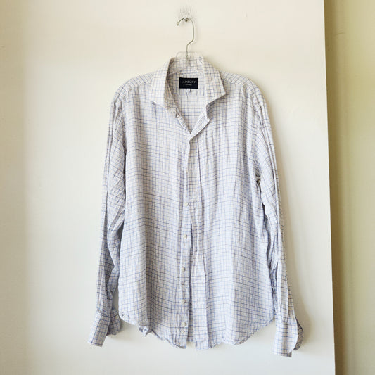 Ledbury Fine Shirting Button Up Shirt - size 17"