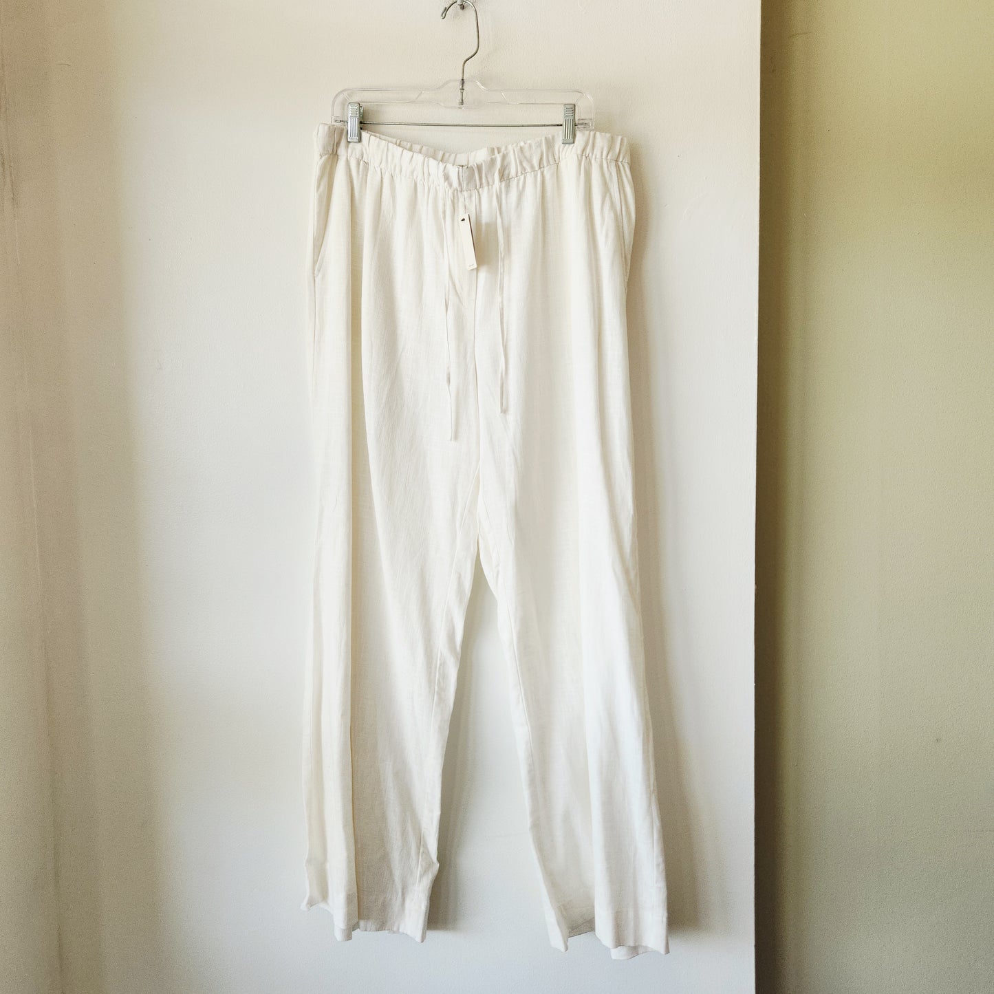 RW & Co Linen Blend Drawstring Pants - XL - New
