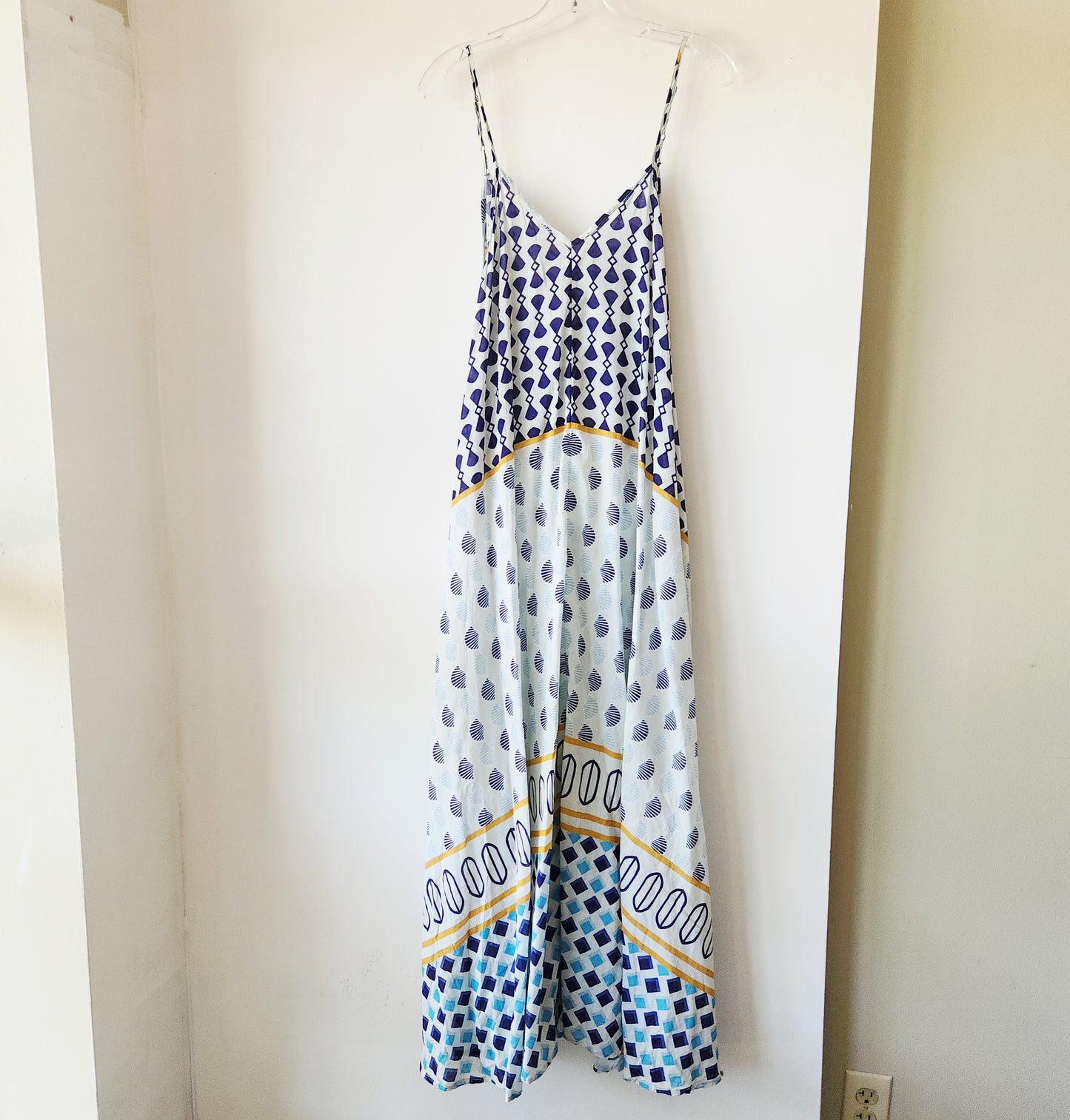 Haute Hippie Style 100% Cotton Flowy Maxi Dress - M