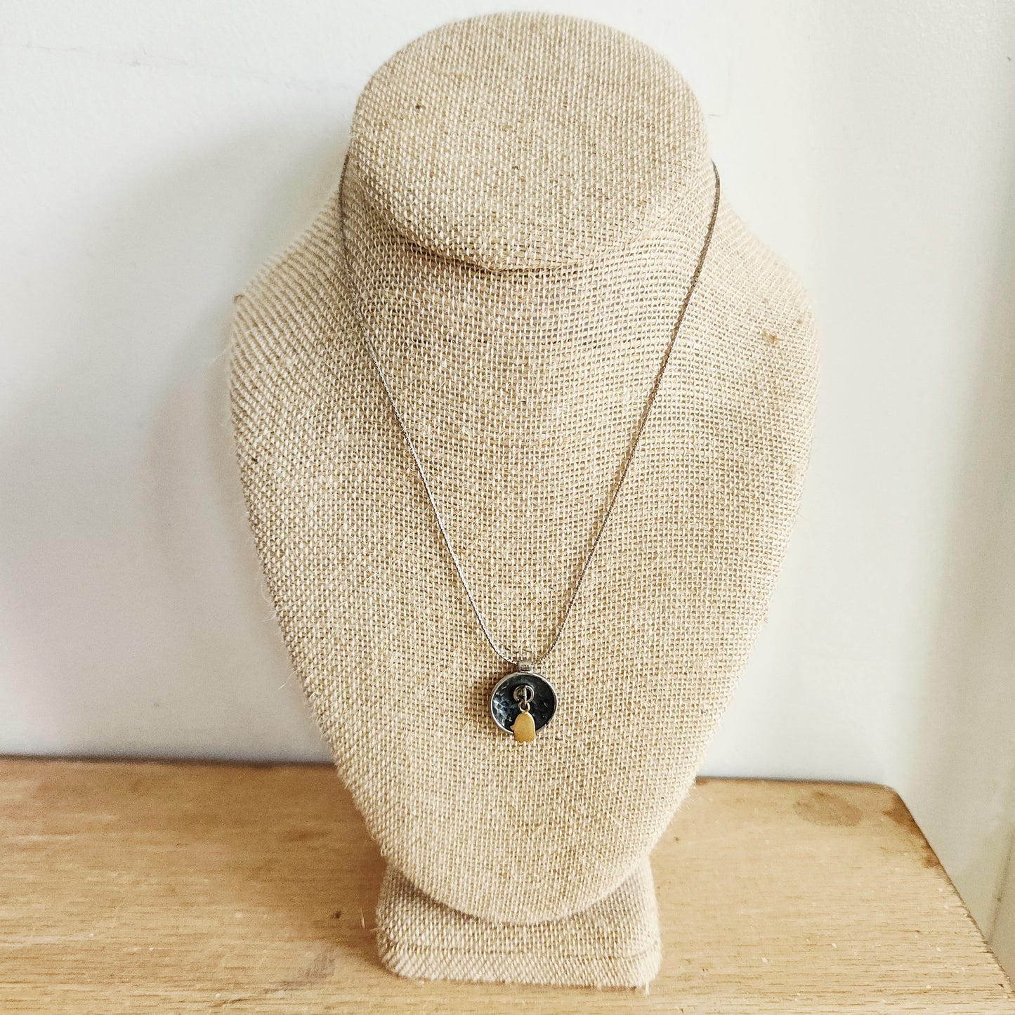 Sterling Silver Chain with Sterling Silver Small Pendant