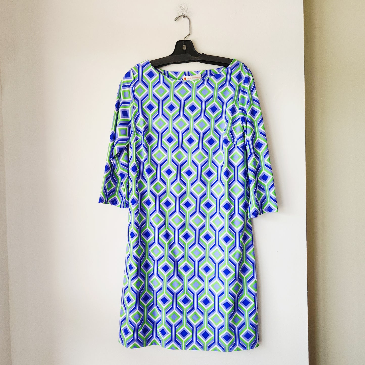 Jude Connally Nylon Pattern Dress - L