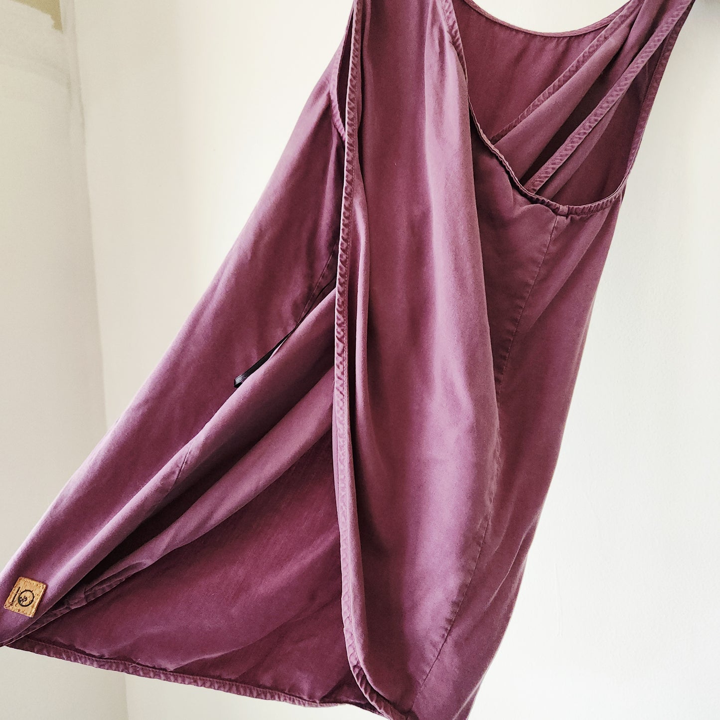 Ten Tree Tencel Tank with Twist Back - M