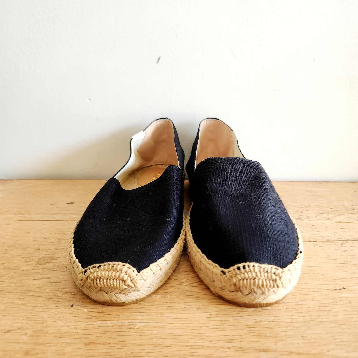 Soludos Black Slip On Espadrilles - size 39