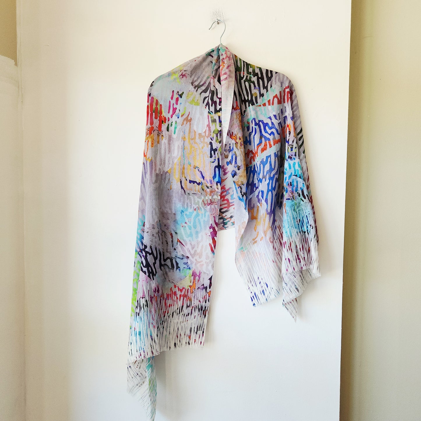 Banaris Merino Wool & Silk Shawl