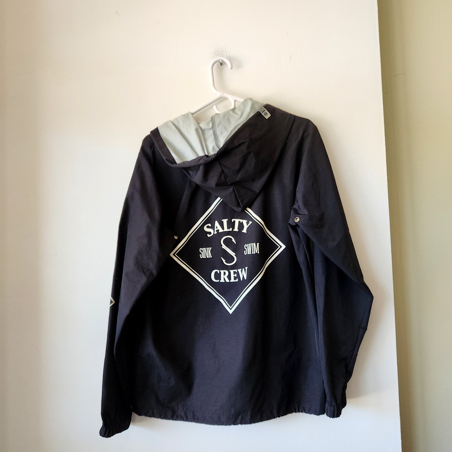 Salty Crew Snap Closure  Jacket with Hood - Men's S