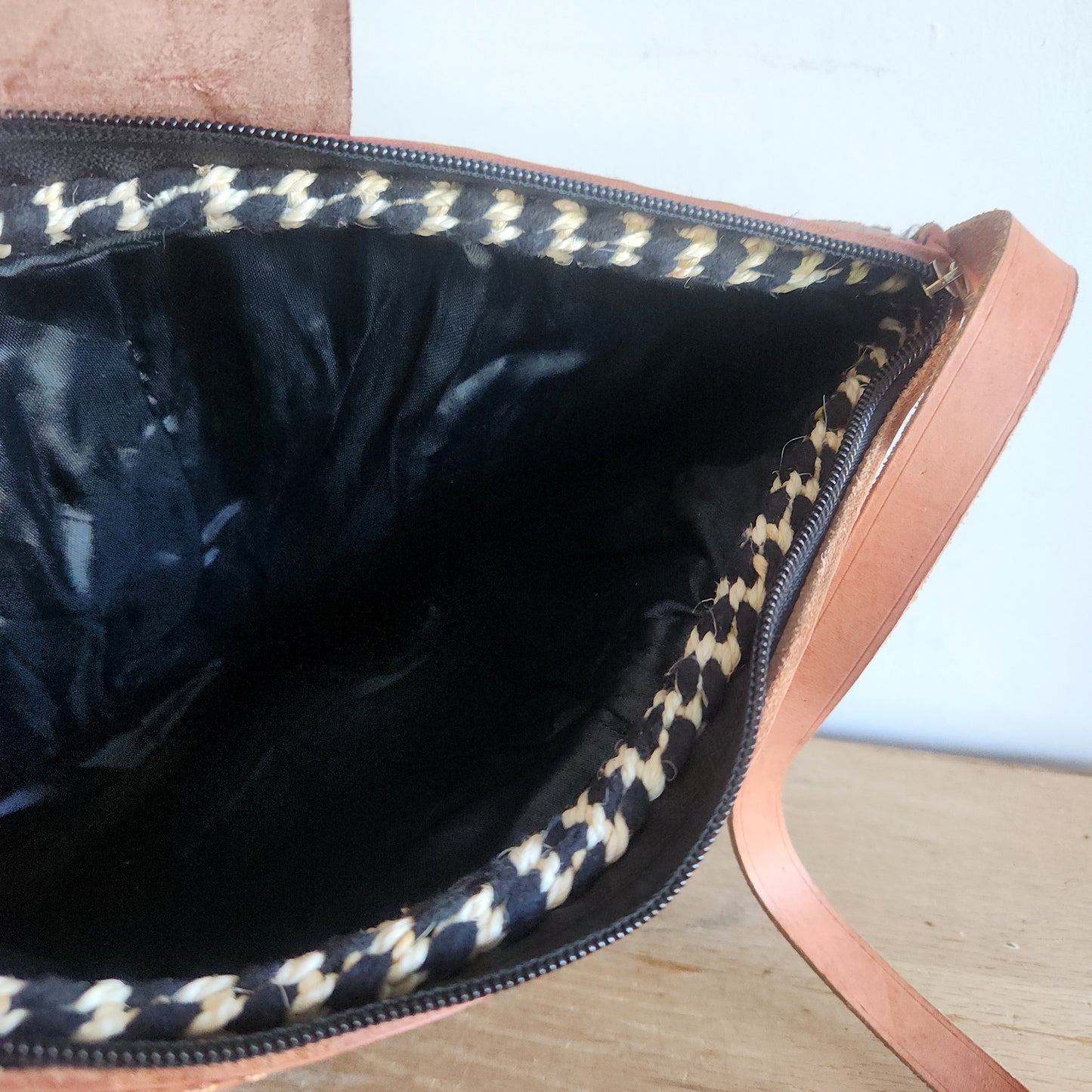 Woven Zip Top Bag