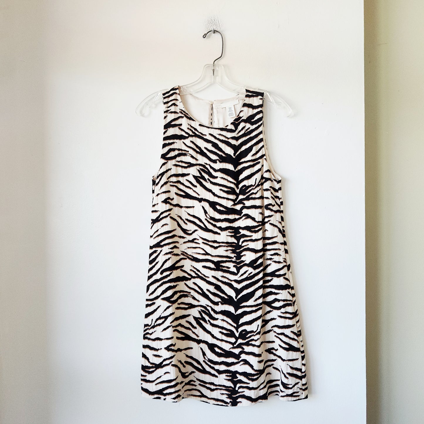 H&M Tiger Print Shift Dress - XS
