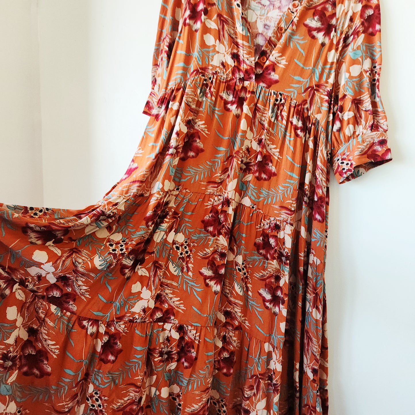 Natural Life Tiered Dress - XS